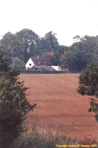Towards the village from Grove Lane