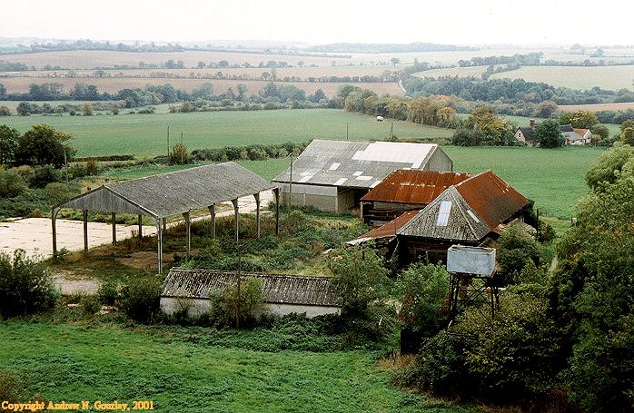 The Hall Farm site prior to redevelopment - click here to return to the thumbnail